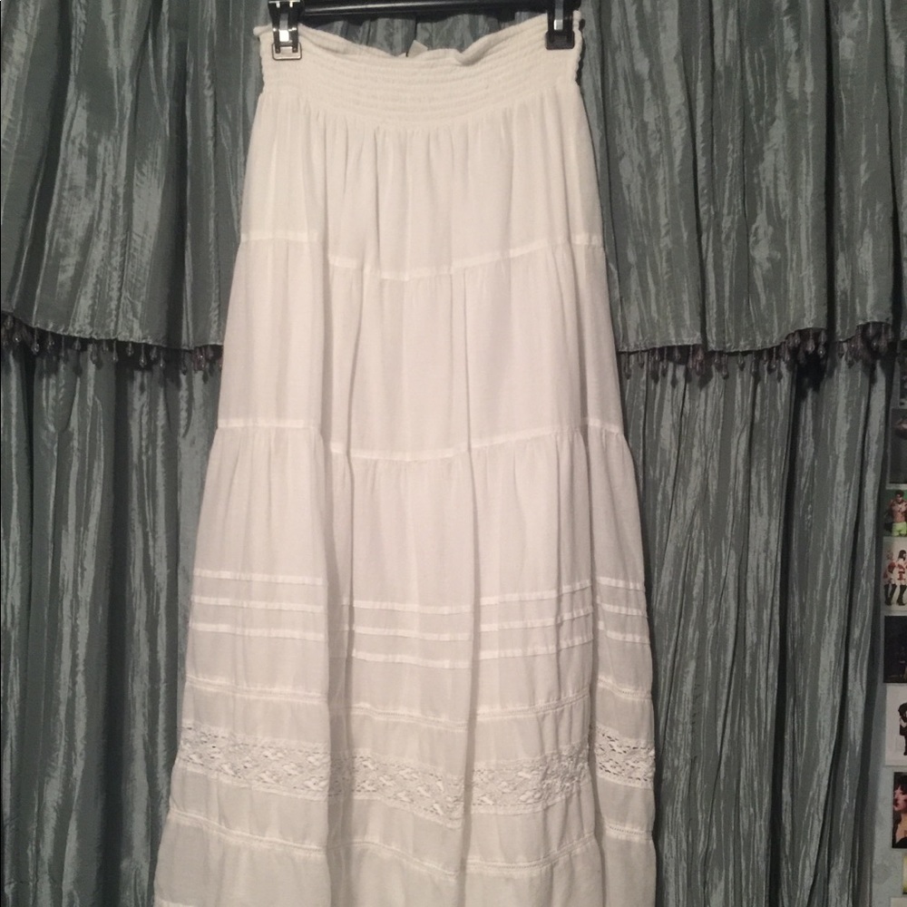White Guess Maxi Skirt